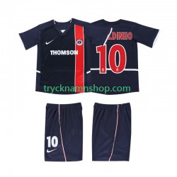 AC Milan RONALDINHO 10 2002 2003 Tröja Retro 1:a Matchställ Barn Kortärmad