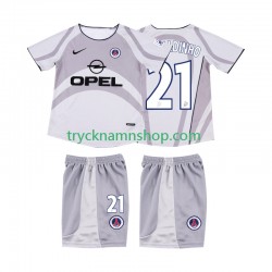 AC Milan RONALDINHO 21 2001 2002 Tröja Retro 2:a Matchställ Barn Kortärmad