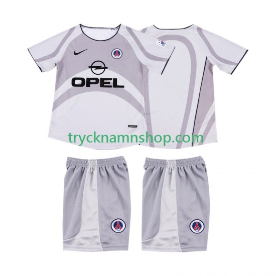 AC Milan 2001 2002 Tröja Retro 2:a Matchställ Barn Kortärmad