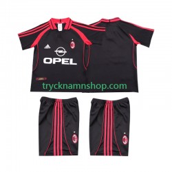 AC Milan 2000 2001 Tröja Retro 3:e Matchställ Barn Kortärmad