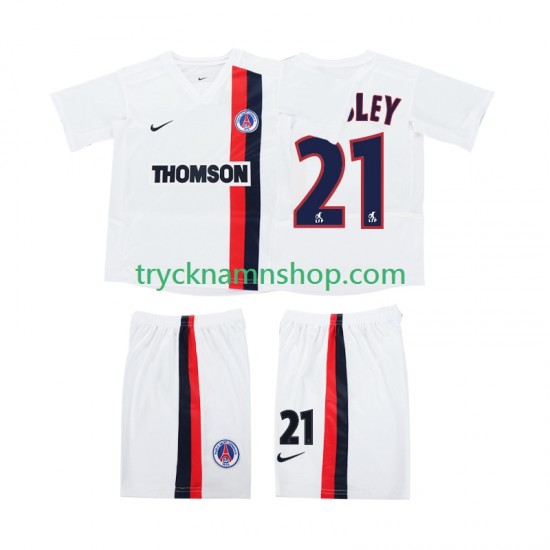 AC Milan WESLEY 21 2002 2003 Tröja Retro 2:a Matchställ Barn Kortärmad