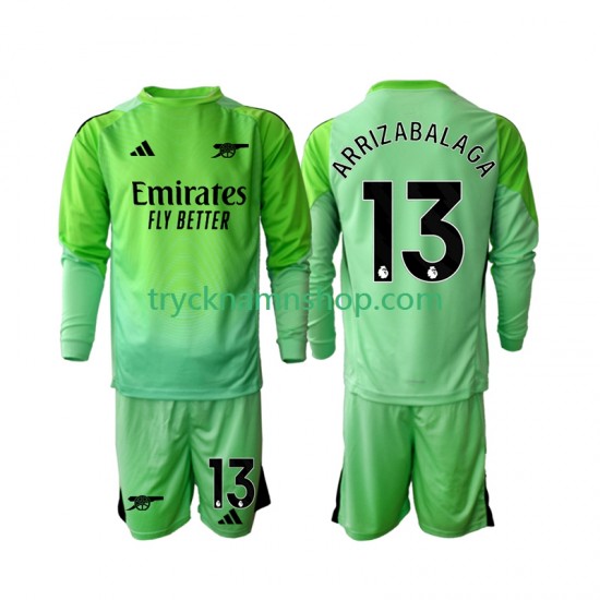 Arsenal Målvakt Kepa Arrizabalaga 13 2025-2026 Tröja 2:a Matchställ Barn Långärmad