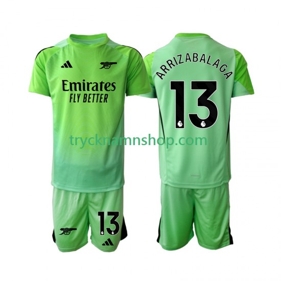 Arsenal Målvakt Kepa Arrizabalaga 13 2025-2026 Tröja 2:a Matchställ Barn Kortärmad