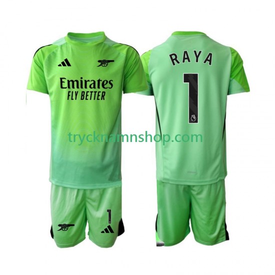 Arsenal Målvakt Raya 1 2025-2026 Tröja 2:a Matchställ Barn Kortärmad