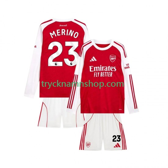 Arsenal Merino 23 2025-2026 Tröja 1:a Matchställ Barn Långärmad