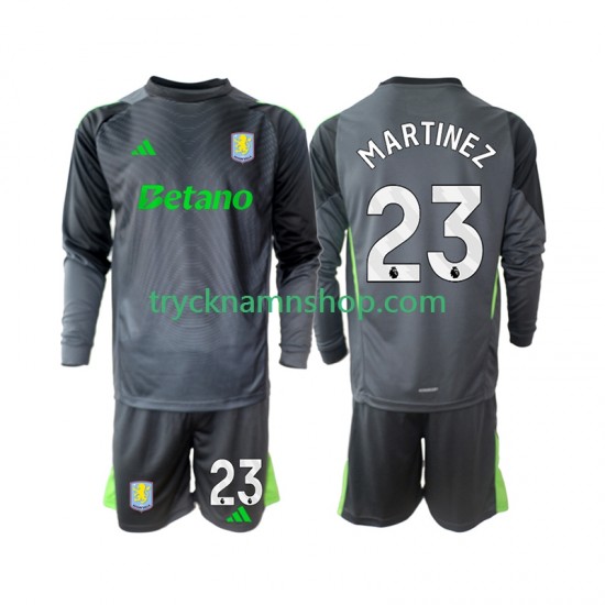 Aston Villa Målvakt Emiliano Martinez 23 2025-2026 Tröja 1:a Matchställ Barn Långärmad
