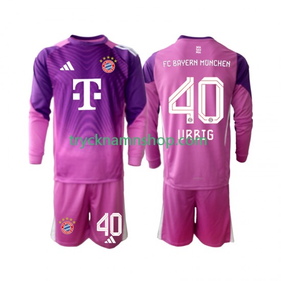 FC Bayern München Målvakt Jonas Urbig 40 2025-2026 Tröja 4:e Matchställ Barn Långärmad