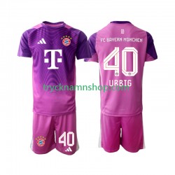 FC Bayern München Målvakt Jonas Urbig 40 2025-2026 Tröja 4:e Matchställ Barn Kortärmad
