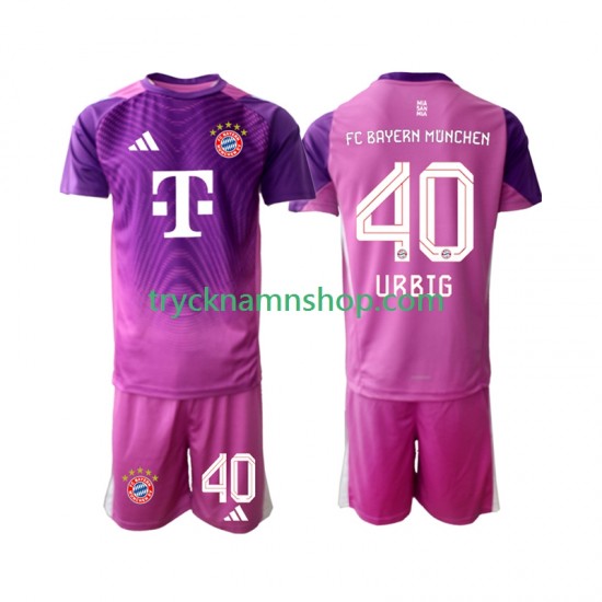 FC Bayern München Målvakt Jonas Urbig 40 2025-2026 Tröja 4:e Matchställ Barn Kortärmad