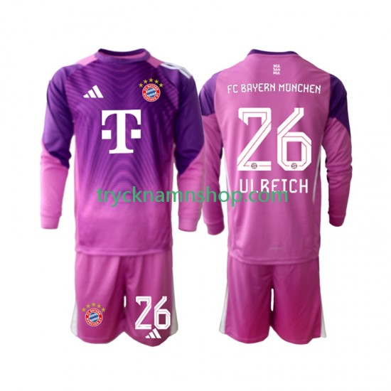 FC Bayern München Målvakt Sven Ulreich 26 2025-2026 Tröja 4:e Matchställ Barn Långärmad