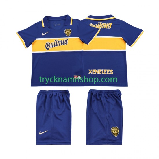 CA Boca Juniors 1996 1997 Tröja Retro 1:a Matchställ Barn Kortärmad