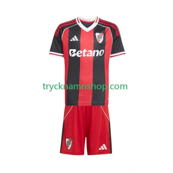 CA River Plate 2025-2026 Tröja 2:a Matchställ Barn Kortärmad