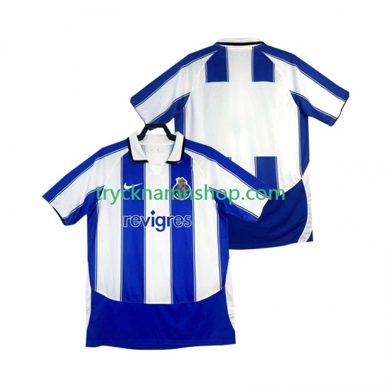 FC Porto 2003 2004 Tröja Retro 1:a Matchställ Män Kortärmad