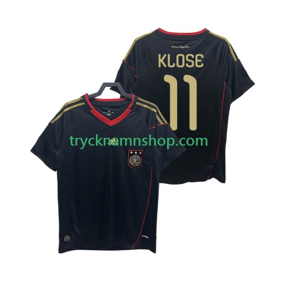 Tyskland KLOSE 11 2010 Tröja Retro 2:a Matchställ Män Kortärmad
