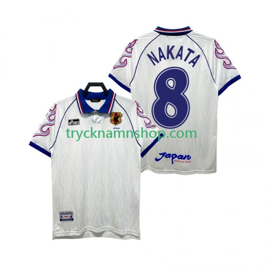 Japan NAKATA 8 1998 Tröja Retro 2:a Matchställ Män Kortärmad