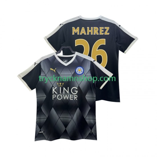 Leicester City MAHREZ 26 2014 2015 Tröja Retro 2:a Matchställ Män Kortärmad