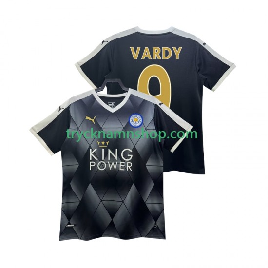 Leicester City VARDY 9 2014 2015 Tröja Retro 2:a Matchställ Män Kortärmad