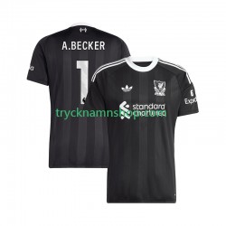 Liverpool Målvakt Alisson Becker 1 2025-2026 Tröja 4:e Matchställ Män Kortärmad