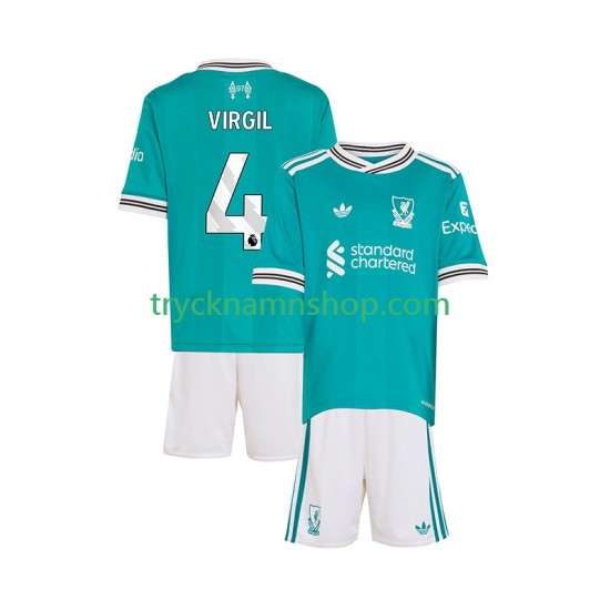 Liverpool Virgil van Dijk 4 2025-2026 Tröja 3:e Matchställ Barn Kortärmad