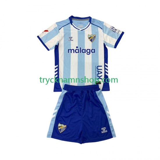 Málaga CF 2025-2026 Tröja 1:a Matchställ Barn Kortärmad