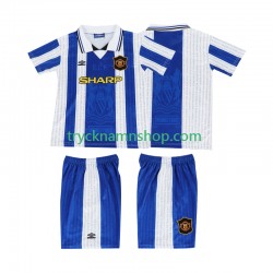 Manchester United 1994 1996 Tröja Retro 3:e Matchställ Barn Kortärmad
