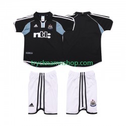 Newcastle United 2000 2001 Tröja Retro 2:a Matchställ Barn Kortärmad