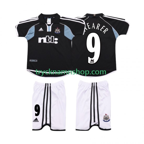 Newcastle United SHEARER 9 2000 2001 Tröja Retro 2:a Matchställ Barn Kortärmad