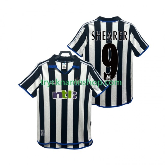 Newcastle United SHEARER 9 2000 2001 Tröja Retro 1:a Matchställ Män Kortärmad