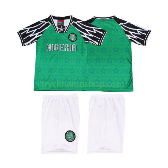 Nigeria 1995 Tröja Retro 1:a Matchställ Barn Kortärmad