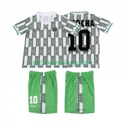 Nigeria OKOCHA 10 1994 Tröja Retro 2:a Matchställ Barn Kortärmad