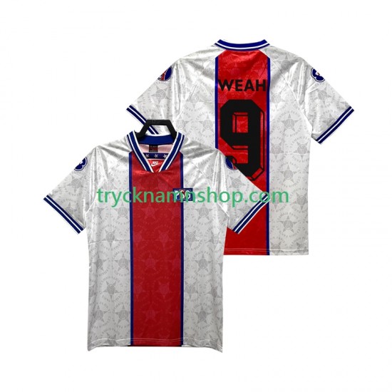 Paris Saint-Germain WEAH 9 1994 1995 Tröja Retro 2:a Matchställ Män Kortärmad