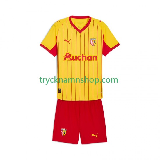 RC Lens 2025-2026 Tröja 1:a Matchställ Barn Kortärmad
