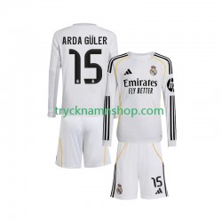 Real Madrid Arda Guler 15 2025-2026 Tröja 1:a Matchställ Barn Långärmad