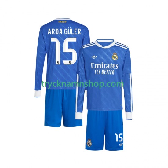 Real Madrid Arda Guler 15 2025-2026 Tröja 3:e Matchställ Barn Långärmad