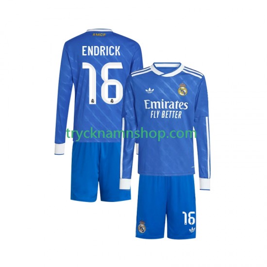 Real Madrid Endrick 16 2025-2026 Tröja 3:e Matchställ Barn Långärmad