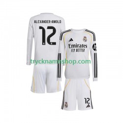 Real Madrid Trent Alexander-Arnold 12 2025-2026 Tröja 1:a Matchställ Barn Långärmad