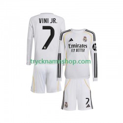 Real Madrid Vinicius Junior 7 2025-2026 Tröja 1:a Matchställ Barn Långärmad