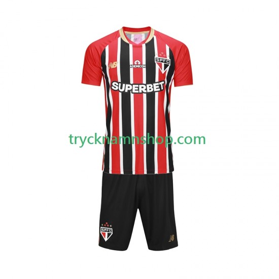 São Paulo 2025-2026 Tröja 2:a Matchställ Barn Kortärmad