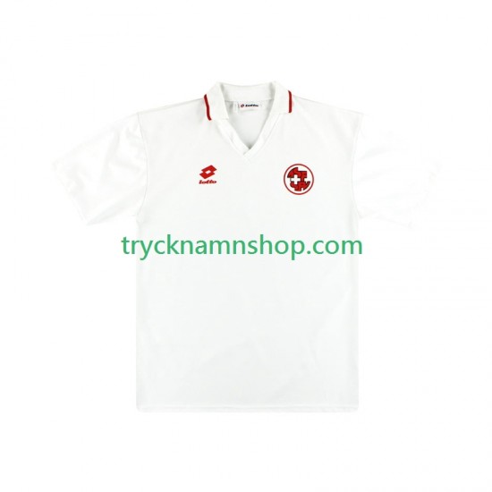 Schweiz 1994 Tröja Retro 2:a Matchställ Män Kortärmad