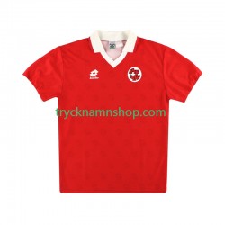 Schweiz 1994 Tröja Retro 1:a Matchställ Män Kortärmad