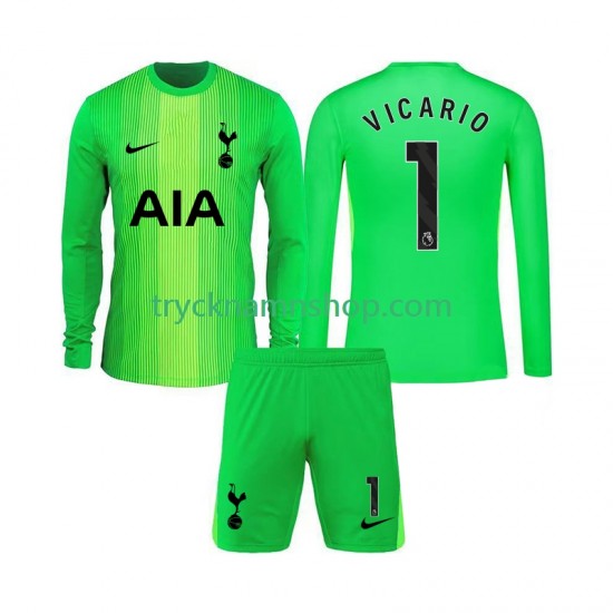 Tottenham Hotspur Målvakt Guglielmo Vicario 1 2025-2026 Tröja 1:a Matchställ Barn Långärmad