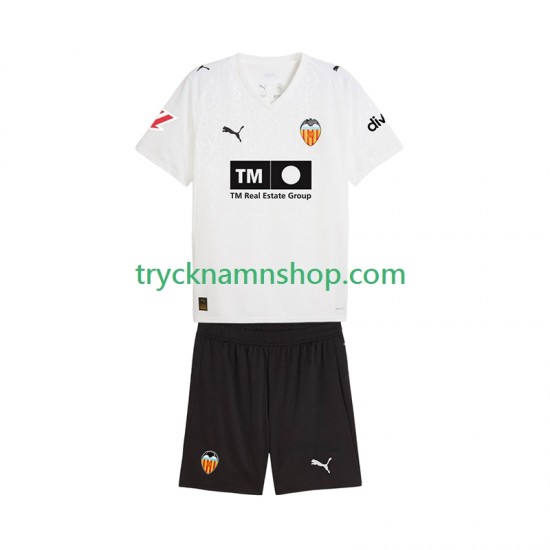 Valencia CF 2025-2026 Tröja 1:a Matchställ Barn Kortärmad