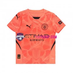 Manchester City Målvakt 2024-2025 Tröja Orange 2:a Matchställ Män Kortärmad