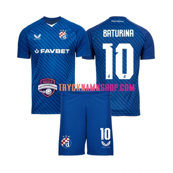 Dinamo Zagreb Martin Baturina 10 2024-2025 Tröja 1:a Matchställ Barn Kortärmad