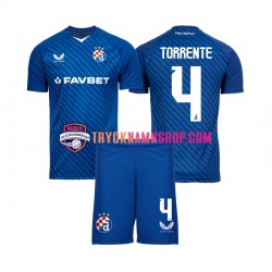 Dinamo Zagreb Torrente 4 2024-2025 Tröja 1:a Matchställ Barn Kortärmad