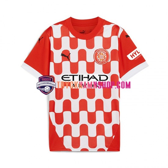 Girona 2024-2025 Tröja 1:a Matchställ Män Kortärmad