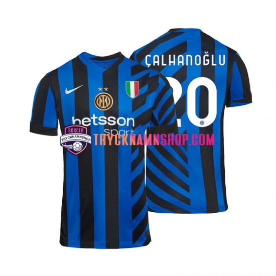 Inter Milan Hakan Calhanoglu 20 2024-2025 Tröja 1:a Matchställ Män Kortärmad