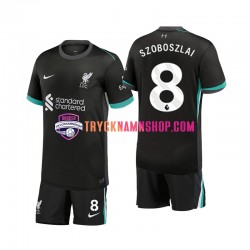 Liverpool Szoboszlai 8 2024-2025 Tröja 2:a Matchställ Barn Kortärmad