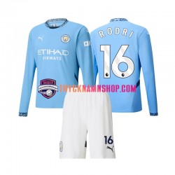 Manchester City Rodri 16 2024-2025 Tröja 1:a Matchställ Barn Långärmad