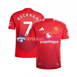 Manchester United Beckham 7 2024-2025 Tröja 1:a Matchställ Män Kortärmad